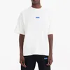 22fw UK хлопковая футболка с принтом для скейтборда, мужская мини-футболка с логотипом, весна-лето, женская уличная повседневная футболка306l