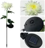 1 st LED Solar Light Artificial Chrysanthemum Simulation Flower Outdoor Waterproof Garden Lawn Stakes Lamps Yard Art For Home