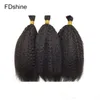 Cabelo humano malaio, cabelo liso e crespo em massa para trança, 3 pacotes de cabelo liso e sedoso, cor natural, pode ser tingido fdshine1200519