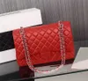 9A Classic 1119 CC Double Bag Luxury Brand Design Pack Axelkedja Giant Maxi Women Sale Shopping L￤derhandv￤skor Retro Messeng High