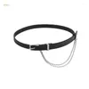 Belts Waist Chain For Women Faux Leather With Buckle Hiphop Jean Belt Summer Skirt Dress Decors