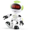 RC Robot R8 Mini Smart Model Kids Voiced Intelligent Led Eyes DIY 벡터 정비 전투 크리스마스 선물 장난감 221122