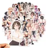 50pcs naklejka DIY Hentai Sexy Pinup Bunny Girl Waifu naklejki na laptopa ciężarówka