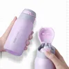 Water Bottles Childrens Thermal Straw Thermos For s Stainless Steel School 221130