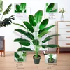 Faux verdure florale 82 cm plante artificielle grand bananier faux oiseau de paradis feuille en plastique pour la décoration de mariage de jardin à la maison 221122