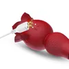 Masseur de masturbation vibratrice de la langue rose femelle avec 7 vibrations et 7 modes suce des jouets d'aspiration clit