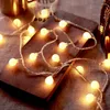 Strings 3M 6m 10m LED Fairy String Balls Lights Battery USB AC220V 110V Operated Wedding Christmas Party Garland Buiten Room Decoratie