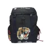 Grote rugzak handtassen Turn Travel Back Pack Schoudertassen Tiger Hoofdpatroon Inside Fashion Letters Canavs Crossbody Bozakken 5A Kwaliteit Grote capaciteit Pocket