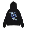 Trapstar Speedboat Print Fleece Hoodie Quality Mens Loose Brand Hoodies f￶delsedagspresent f￶r m￤n tr￶jor