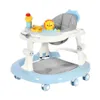 Baby Walkers Walker With 6 Mute Rotating Wheels Anti Rollover Multifunctional Child Seat Walking Aid Assistant Toy018M6465776