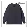 Designer Luxury We11Done Neon Screen Foam Printed Men and Women Sweater Welldone High Street Loose Lovers Long Sleeve