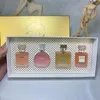 Perfume Gift 4Pcs Set Incense Scent Fragrance unisex 4/25ML chance no.5 pairs co/co perfumes kit for woman Frosted Glass Bottle Best quality