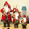 Decorações de Natal 6040cm Big Papai Noel Doll Decorações de árvore de Natal para abastecimento de festas de casamento em casa Crianças Ano de Natal Navidad 221123