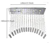 Люстры L80 W30 H80 см. Современная примальная люстр хрустальный дождь шарики