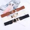 Belts Fashion Dress For Women Simple Waist Elastic Ladies Band Round Buckle Decoration Coat Sweater Party Belt