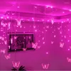 Strings LED String Strip Holiday Light For PARTY FAIRY Wedding 16p Butterflies EU/US/AU/UK Plug 220V Tree Lights Christmas