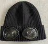 Два очка для линз Goggles Beanies Мужчины вязаные шляпы кепки черепа на открытом воздухе Uniesex Winter Beanie Black Grey Bonnet Gorros258V9883042