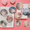 Gift Wrap 11Pcs Watching The Moon In Space Paper Stickers Kits Die Cut/Seal For DIY Scrapbooking Junk Journal TN Planner Card Making