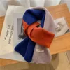 Sjaals Koreaanse stijl warme winter gebreide sjaal voor vrouwen mode dikke wollen garen halsdoek Muffler Lady sjaal nek wraps bufandas 221122