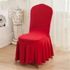 Chaise Couvre Haute Qualité Plissée Spandex Lycra Couverture Fête De Mariage Banquet Décorations Textiles À La Maison Par