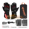 ST503 Waterproof Motorcycle Heated Gloves USB Electric Motocross Heating Gloves Windproof Heated Gloves Winter Moto Protection