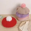 Berets Cute Children Girls Wool Beret Hat Cap Fur Ball Warm Winter Hats For Girl Kids 2022 Painter Child 2-6 Years Old