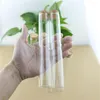 Storage Bottles 6 Pieces 30 200mm 110ml Corks Glass Bottle Stopper Long Tube Spicy Transparent Container Jars Vial