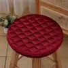 Chair Covers Velveteen Stool Surface Set Hood Small Round Cushion Seat Household El Non-slip Mat Bench