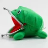 Wallets Novelty Adorable Anime Frog Wallet Coin Purse Key Chain Cute Plush Cartoon Cosplay For Women Bag Accessories L221101