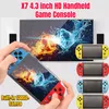 X7 Retro Handheld Game Console 4.3inch HD Screen 8GB Memory Bulit-3000-in Classic Games MP5 Players Pocket Video Game Box