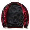 Men's Leather Faux spring Chinese style embroidery dragon men's jacket double sided wear personality Yokosuka trend casual autumn 221122