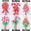 Julekorationer 8 stycken Candy Ornament Lollipop Ornament Xmas Decor Cane H￤ngande falska k￤ppar Hantverk f￶r 221122