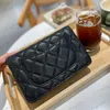 CC Cross Body Caviar torebki designerskie torebki damskie z metalowymi akcesoriami łańcuch sprzętowy czarny biały klasyczny kołdry w kratę multi kieszeni karta crossbody ho