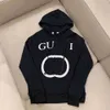 Designer Luxury Guggi Classic Hoodie Autumn and Winter New Pure Cotton for Men and Women the Korean Fashion Print Hooded Loose