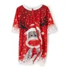 Vêtements de nuit pour femmes Famille Pyjamas de Noël Ensemble assorti Noël Cerf Imprimer Pijamas Mère Fille Père Fils Tenue Look Homewear Costume 221122