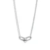 Роскошное дизайнер подково ожерелье женская нержавеющая сталь мода простые пары цепные ожерелья Charm Jewelry Gift Girl Accessories