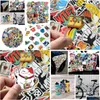 Araba Çıkartmaları Araba Sticker 10/50 PCS Dizüstü bilgisayar için komik rastgele çıkartmalar şekillendirme motosiklet bisikleti çocuklar karışık grafiti vinil bomba jdm dhikj