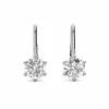 Ear Cuff Trendy 925 Sterling Silver 1CT D Color VVS1 Clip Earrings for Women Plated White Gold Certified 221119