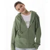 Women's Down 2022 Autumn Loose Casual Cotton Hooded Zip Cardigan Sweater For Men And Women Lovers