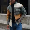 Männer Leder Faux Männer Gedruckt Oberbekleidung Mode Geknöpft Drehen unten Kragen Mäntel Herren Lose Langarm Jacken Casual Streetwear harajuku 221122