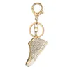 Creative Diamond Set High-top Sneakers Keychain Fashion Jewelry Shoes Bag Keychains Pendant Gift Accessories