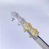 Anti-allergique S925 Sterling Silver Pass Diamond Test Moissanite Boucles d'oreilles Goujons Joli cadeau pour hommes femmes
