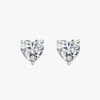Stud OEVAS 100% 925 Sterling Silver 77mm Heart High Carbon Diamond Earrings For Women Sparkling Wedding Party Fine Jewerly Gift 221119