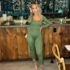 Womens Two Piece Pants Set Women Solid Concise Skinny Bodyconshaping Crew Neck BodysuitHigh Waist Slim Sporty Leggings Activewear 221123
