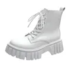 Boots Platform Women Shoes for Winter Ankel Sexig punk Motorcykel Kvinnor 221123