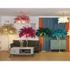 Floor Lamps Modern Ostrich Feather Light Tripot LED Corner For Living Room Decor Standing Lamp Bedside Indoor Lighting