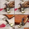 Key Rings Bronze Boxing Key Ring Retro I Feel About You Inspired Keychain Fashion Jewerly Drop Delivery Jewelry Dhhsy