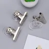 Andere badtoiletbenodigdheden 8pcs ZUCHTE CUP CLIP HEAGE DUIDE klem grote advertentiedisplay popborden Holder Roestvrij stalen clips Raam 221123