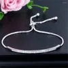 Ссылка браслетов модные кристалл регулируемые коробки браслет Charm For Women Girl Accessories Свадебные ювелирные украшения S447