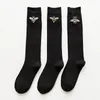 Wadensocken für Damen, schwarz, Lolita-Uniform, JK-Socken, japanische Herbst- und Winter-Kniestrümpfe, niedliche kniehohe Socken im Preppy-Stil